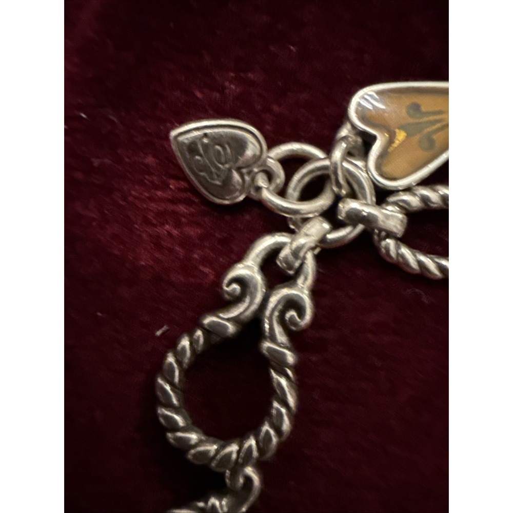 Brighton Silver Bracelet with Heart Charms - Picture 7 of 8